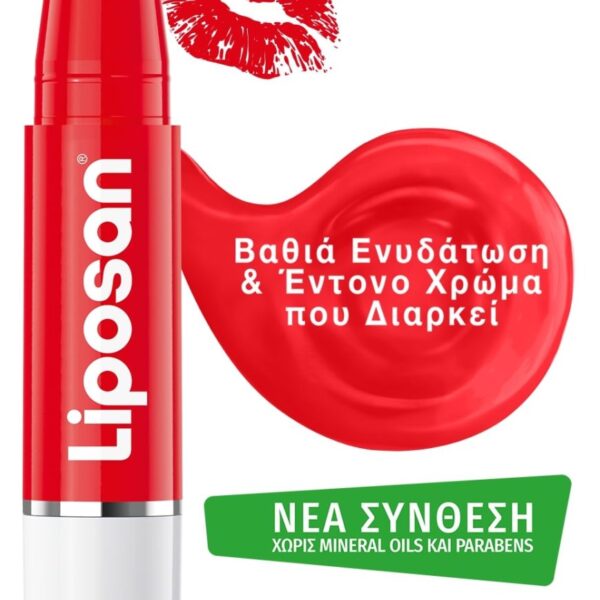 Liposan Crayon Lipstick Poppy Red