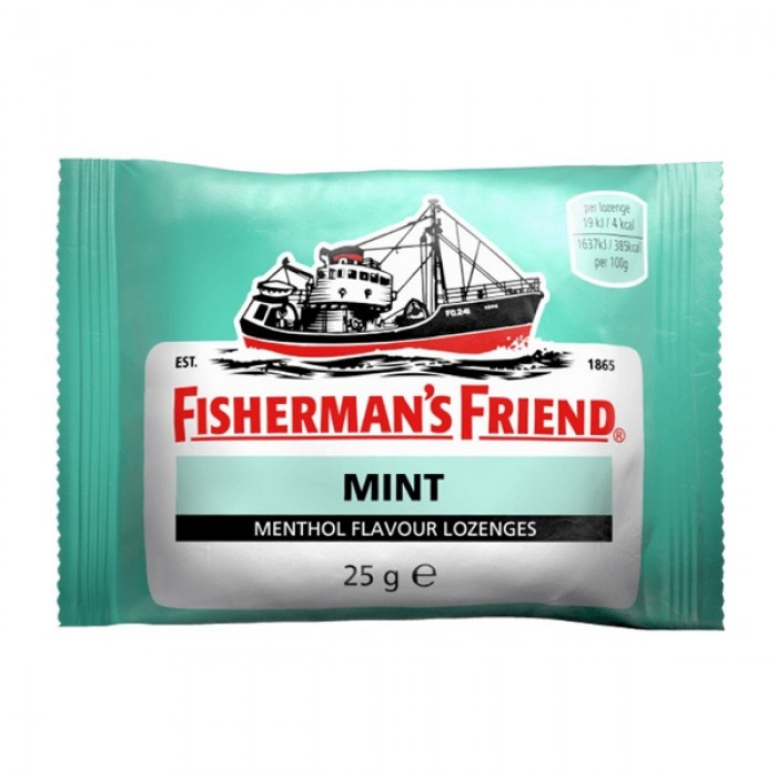 Fisherman's Friend Mint Καραμέλες με Δυνατή Γεύση Μέντας, 25gr