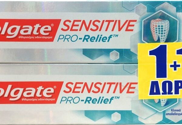 Colgate Sensitive Pro-Relief 1+1 ΔΩΡΟ, 2 x 75ml