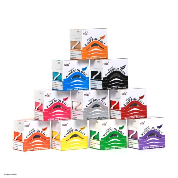 NASARA KINISIOLOGY TAPE ALL COLORS 5x5