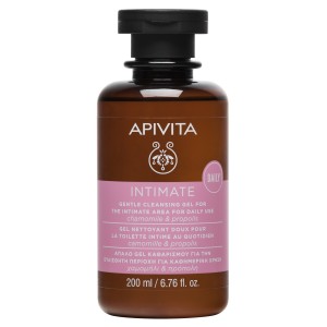 Apivita Intimate Care Daily - Απαλό Gel Καθαρισμού για την Ευαίσθητη Περιοχή για Καθημερινή Χρήση 200ml