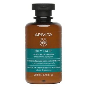 Apivita Oily Hair - Σαμπουάν για τη Ρύθμιση της Λιπαρότητας 250ml