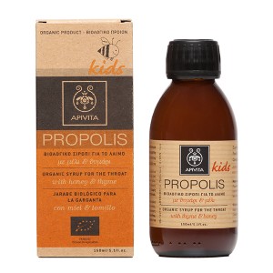 Apivita PROPOLIS - Παιδικό Βιολογικό Σιρόπι για το Λαιμό 150ml