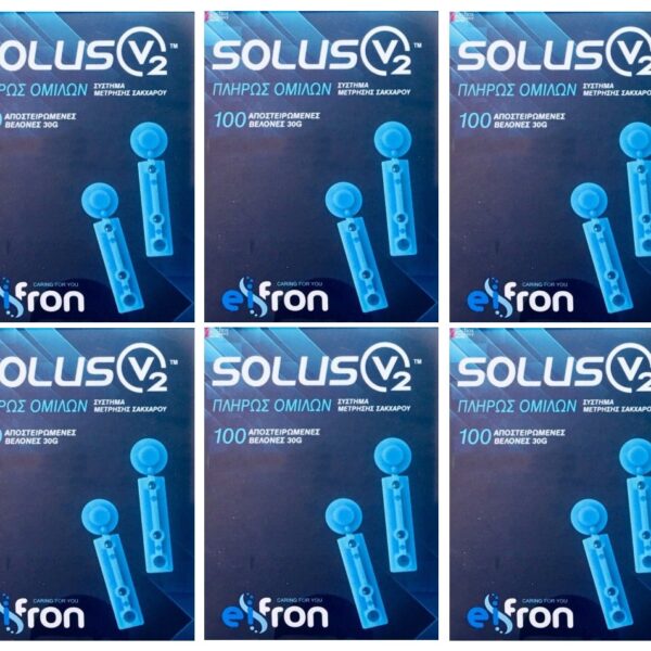 Solus V2 Βελόνες Σκαρφιστήρα 100τμχ x6