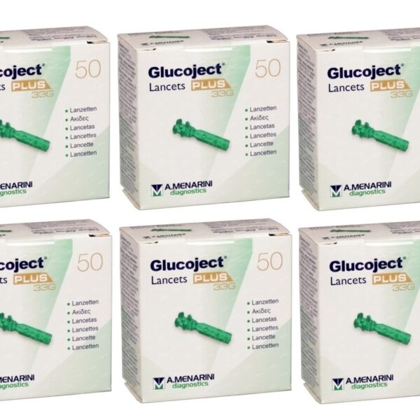 Menarini-Glucoject-Lancets-Σκαρφιστήρες-50τμχ x6